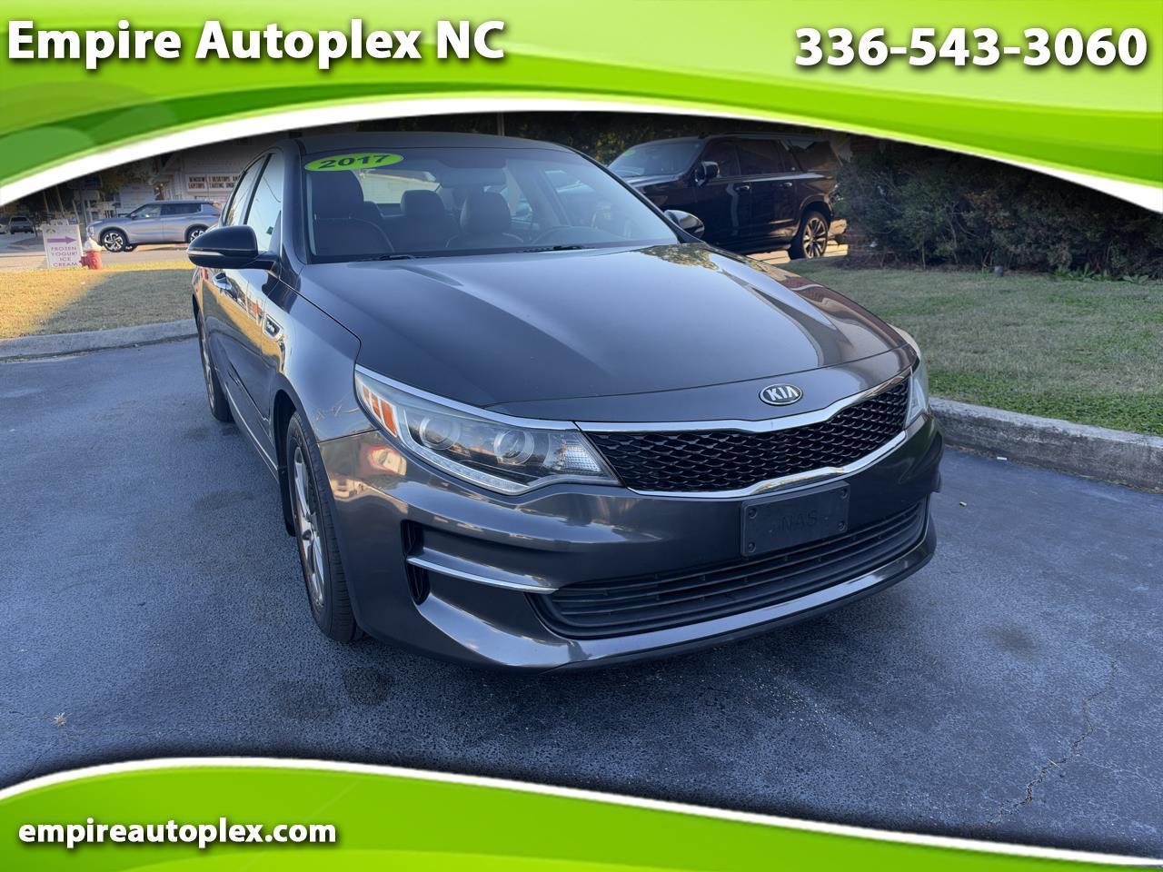 Gray 2017 Kia Optima Sedan Front-Wheel Drive Automatic