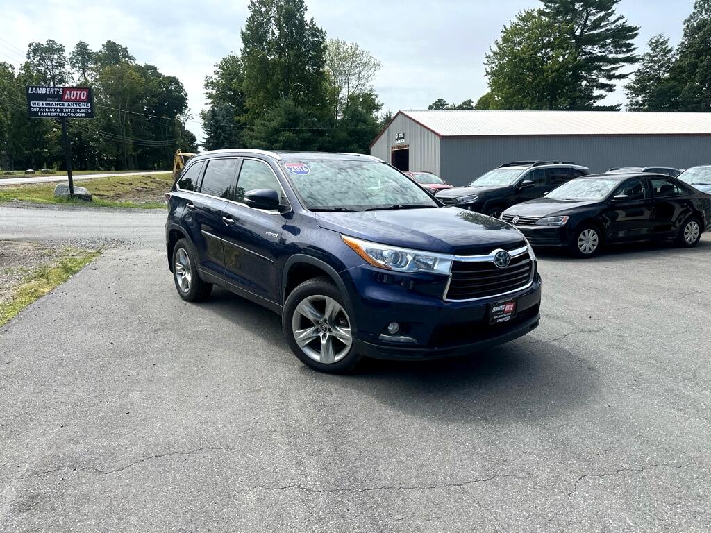 2016 Toyota Highlander Hybrid AWD 4dr Limited (Natl)