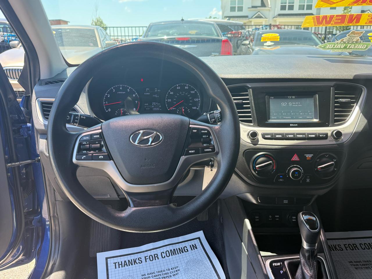 Hyundai Accent SEL 4-Door 6A 2020