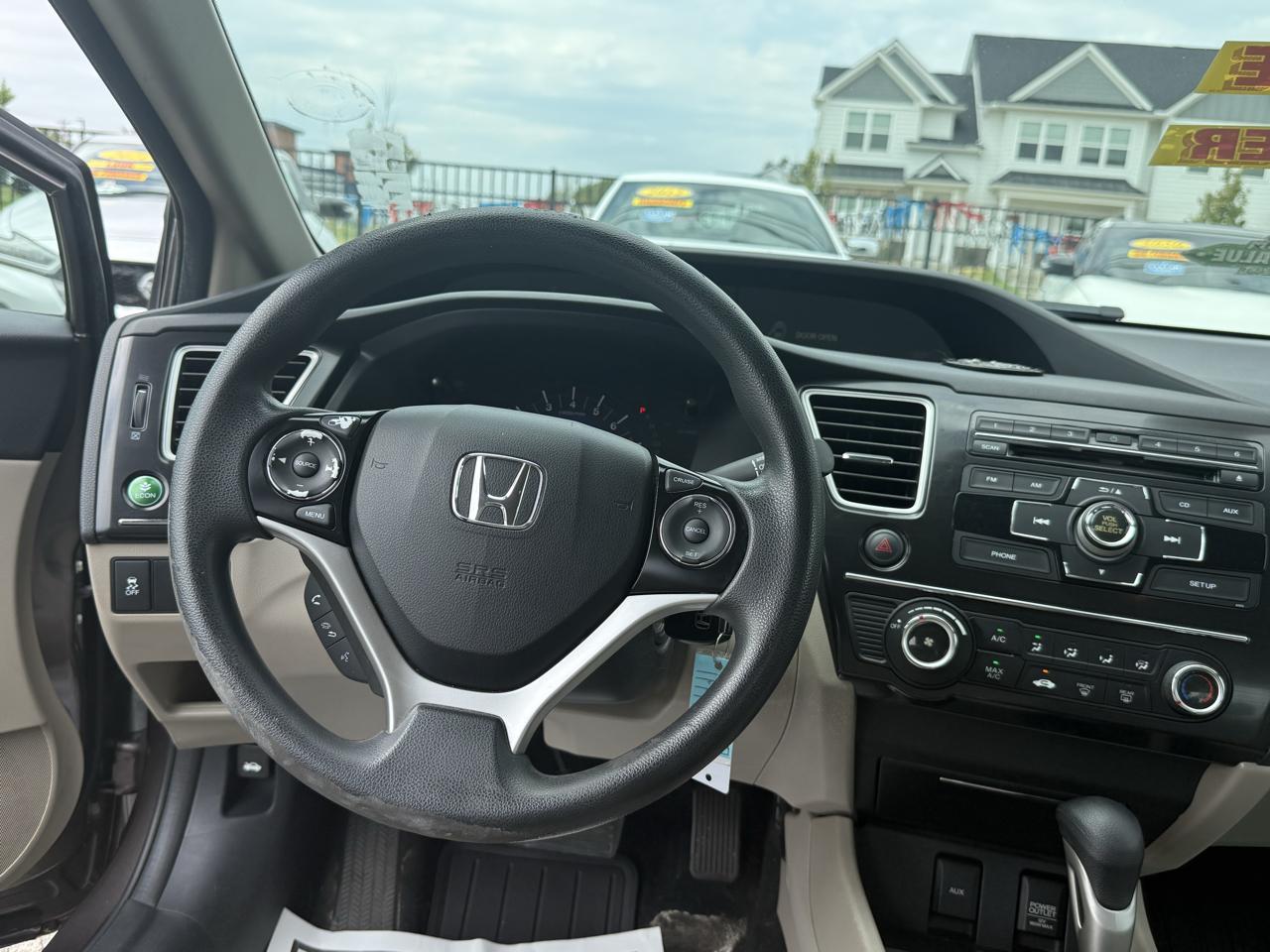 Honda Civic LX Sedan 5-Speed AT 2013