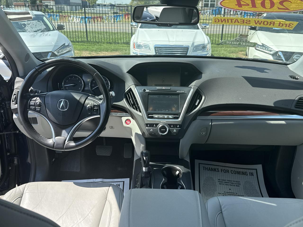 Acura MDX SH-AWD 6-Spd AT w/Tech Package 2014