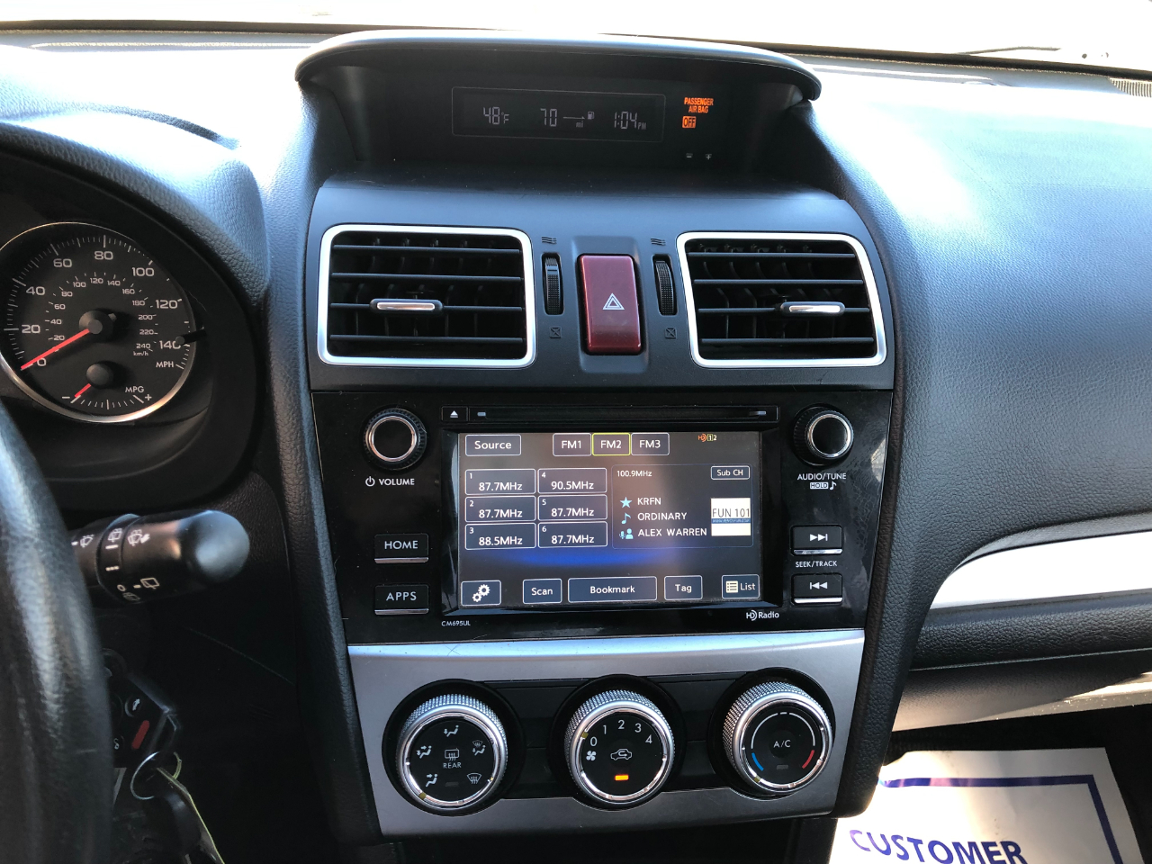 Subaru Crosstrek 2.0i Premium PZEV 5M 2016