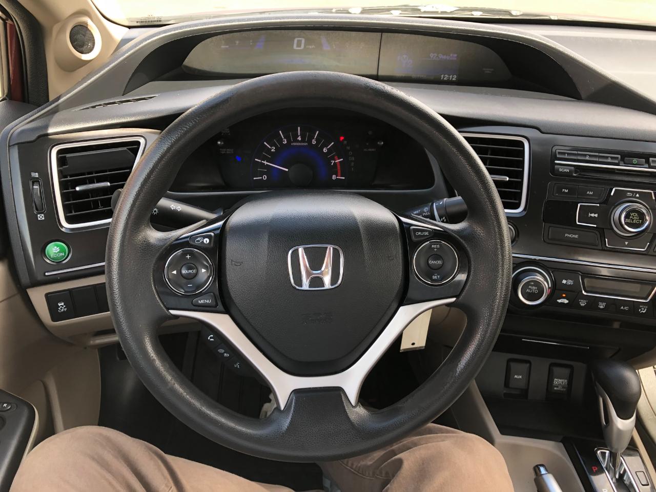 Honda Civic EX Sedan 5-Speed AT 2013