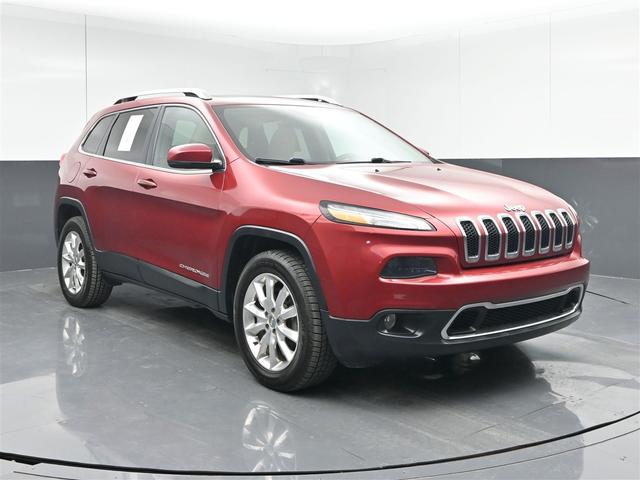 Red (Maroon) 2017 Jeep Cherokee Limited 4WD SUV / Crossover Four-Wheel Drive Automatic