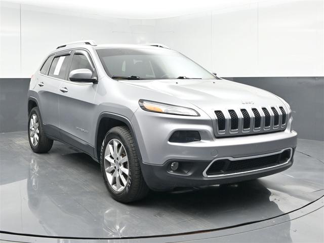 Silver 2014 Jeep Cherokee Limited 4WD SUV / Crossover Four-Wheel Drive Automatic
