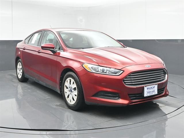 Red (Maroon) 2013 Ford Fusion S Sedan Front-Wheel Drive Automatic