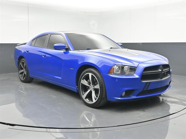 Blue 2013 Dodge Charger R/T RWD Sedan Rear-Wheel Drive Automatic