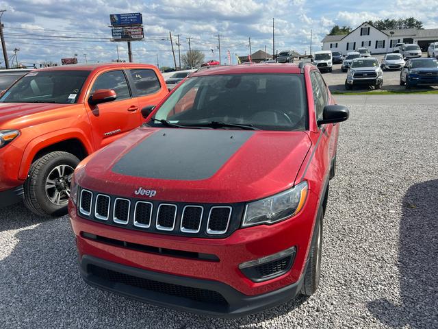 Red (Maroon) 2018 Jeep Compass Sport FWD SUV / Crossover Front-Wheel Drive Automatic