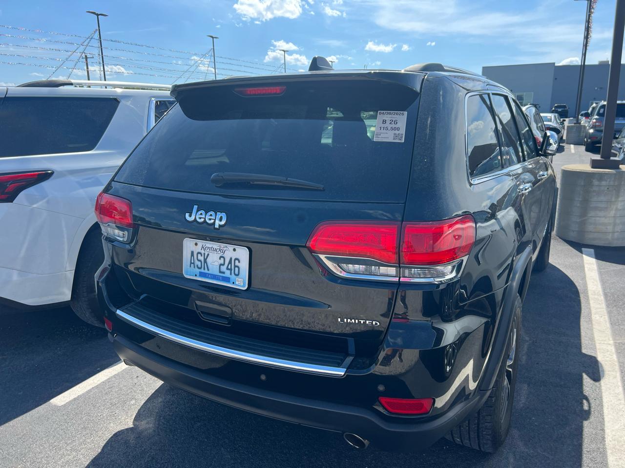 Jeep Grand Cherokee Limited 2WD 2018
