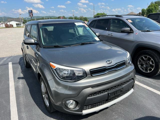 Gray 2019 Kia Soul + FWD Wagon Front-Wheel Drive Automatic