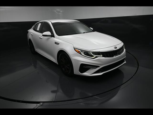 White 2019 Kia Optima LX FWD Sedan Front-Wheel Drive Automatic