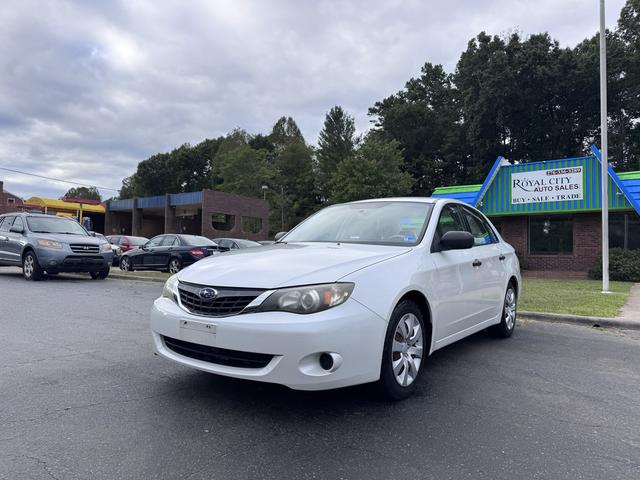 White 2008 Subaru Impreza Sedan All-Wheel Drive Automatic