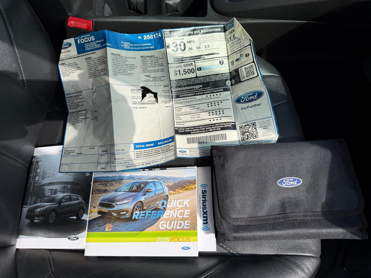 Ford Focus SE Sedan 2016