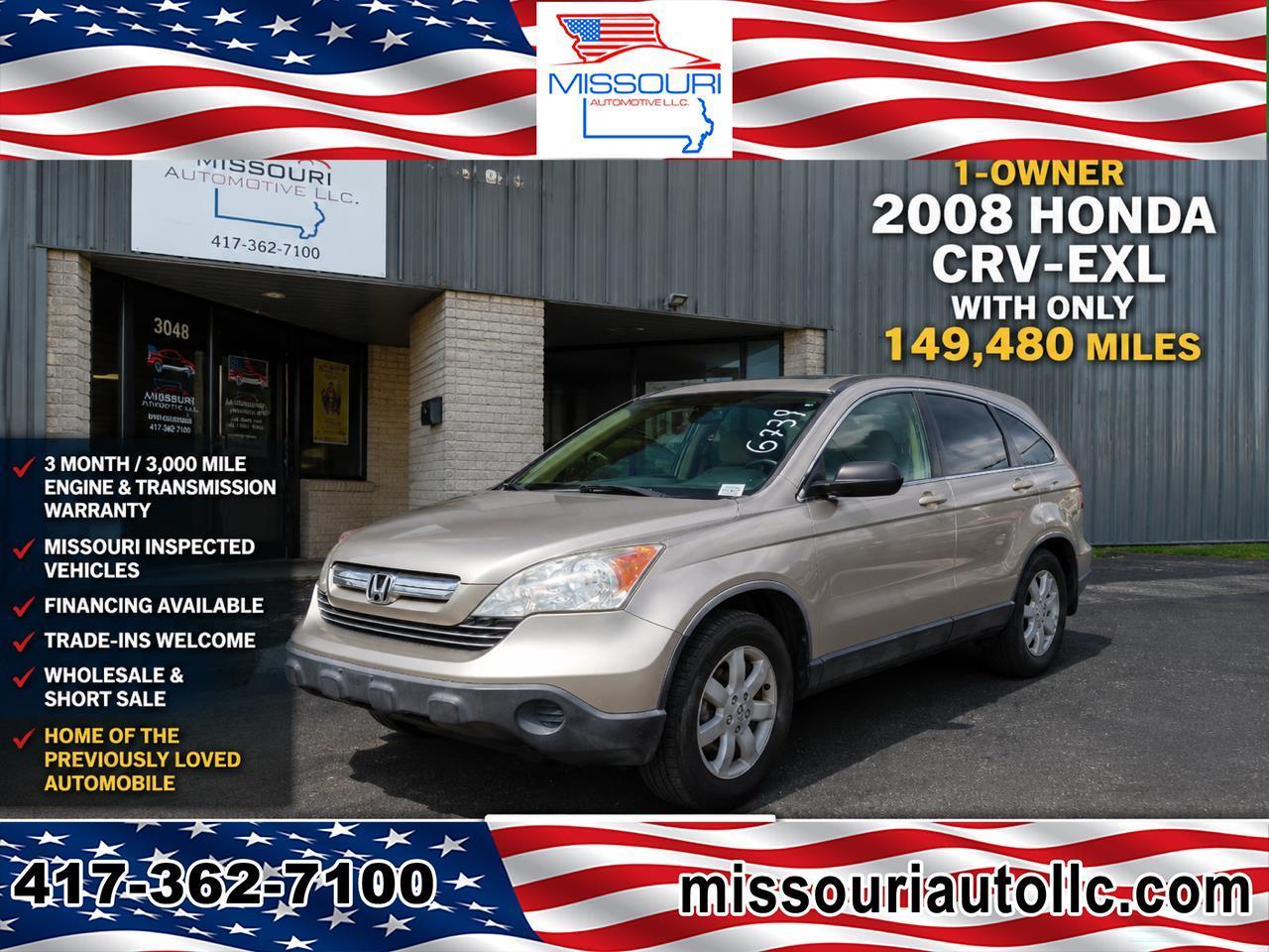 2008 Honda CR-V EX-L 4WD AT
