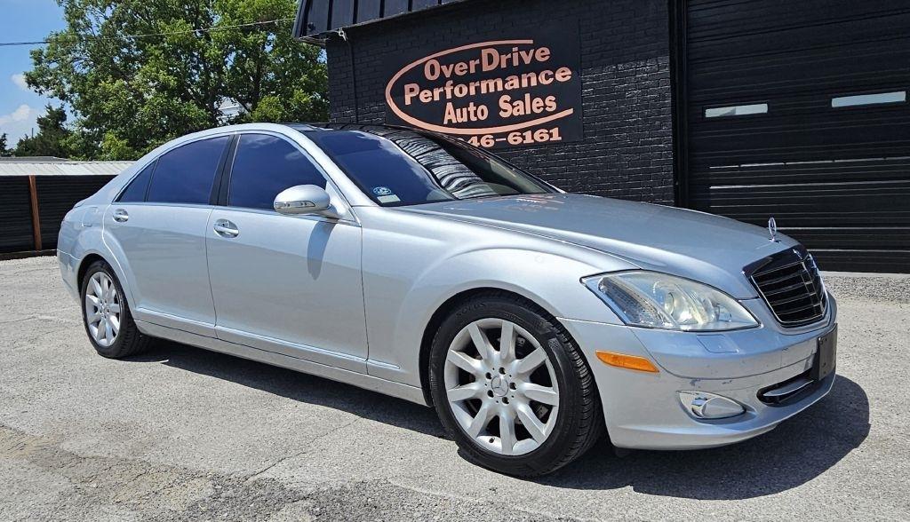 Silver 2007 Mercedes-Benz S-Class Sedan Rear-Wheel Drive Automatic