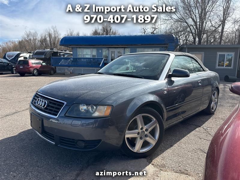 2004 Audi A4 3.0 quattro Cabriolet with Tiptronic