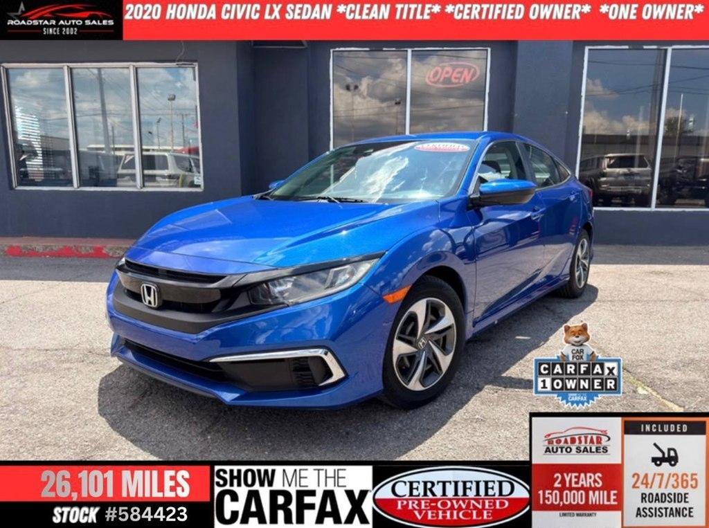 2020 Honda Civic LX Honda Sensing Sedan CVT