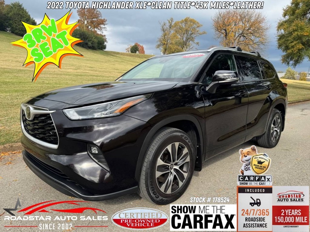 Toyota Highlander XLE AWD (Natl) 2022