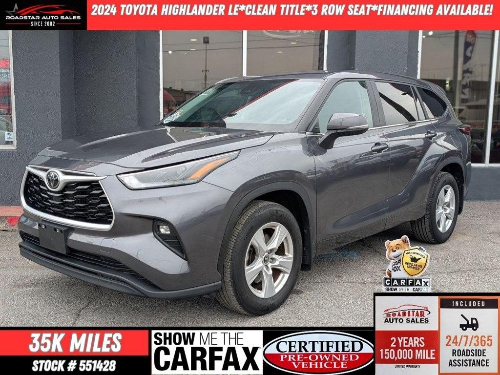 Toyota Highlander LE AWD (Natl) 2024