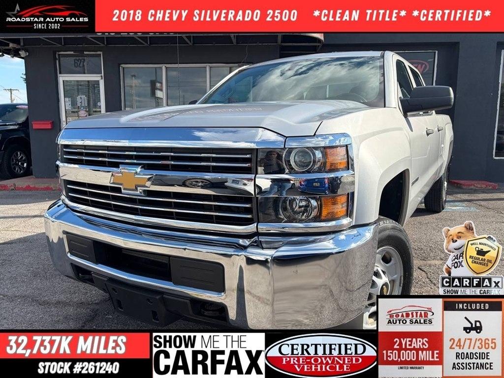 2018 Chevrolet Silverado 2500HD 2WD Crew Cab 167.7" Work Truck