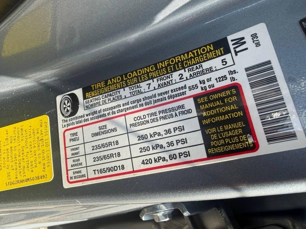 Toyota Highlander XLE FWD (Natl) 2021
