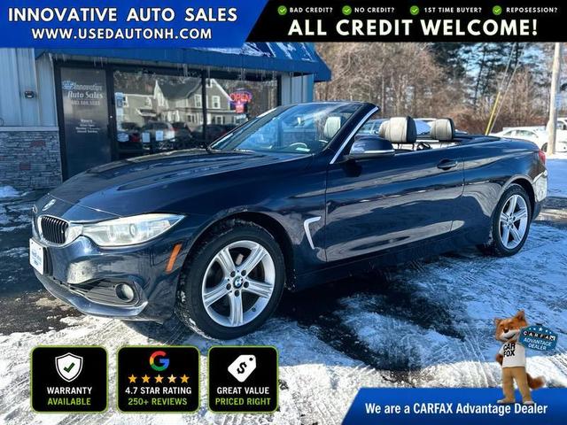 Blue 2015 BMW 4 Series 428i xDrive Convertible AWD Convertible All-Wheel Drive Automatic