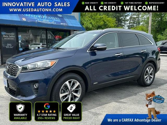 Blue 2019 Kia Sorento EX V6 AWD SUV / Crossover All-Wheel Drive 8-Speed Automatic