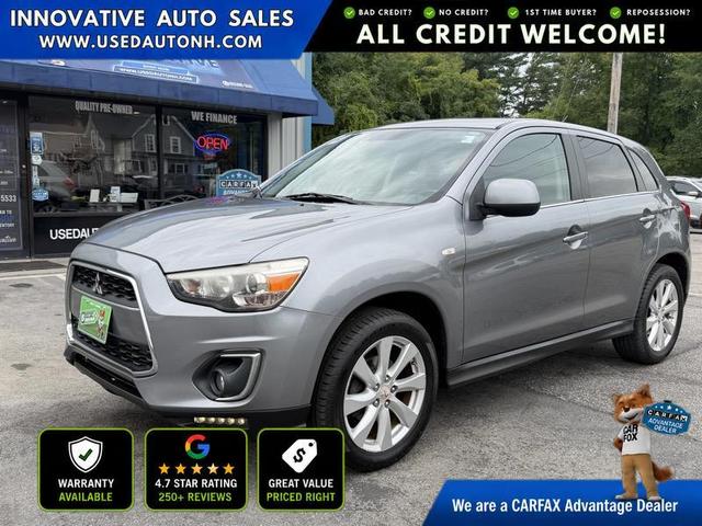 Gray 2014 Mitsubishi Outlander Sport SUV / Crossover All-Wheel Drive Continuously Variable Transmission