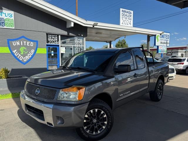 Gray 2009 Nissan Titan Pickup Truck 4X2 Automatic