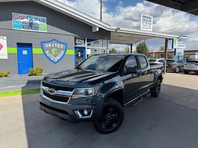 Blue 2020 Chevrolet Colorado Pickup Truck Four-Wheel Drive Automatic
