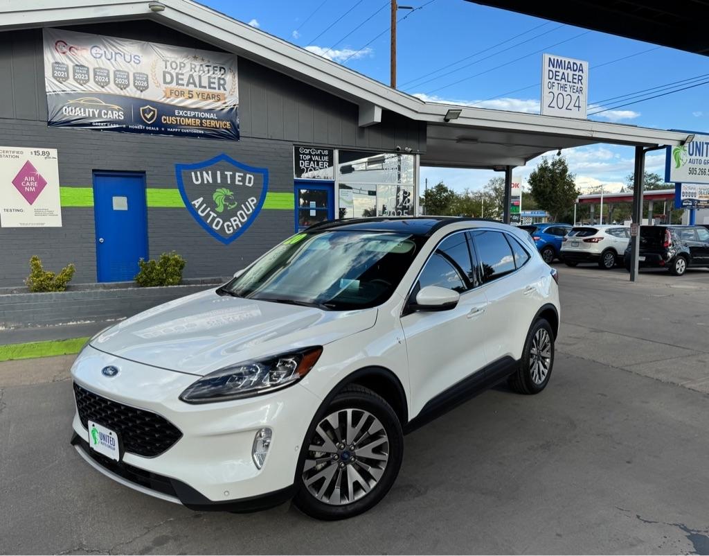 White 2020 Ford Escape SUV / Crossover All-Wheel Drive Automatic