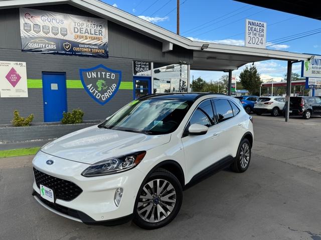 White 2020 Ford Escape SUV / Crossover All-Wheel Drive Automatic