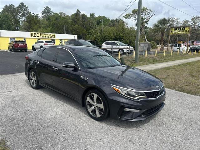 Gray 2019 Kia Optima S FWD Sedan Front-Wheel Drive Automatic