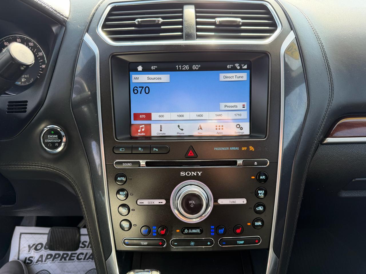 Ford Explorer Platinum AWD 2018