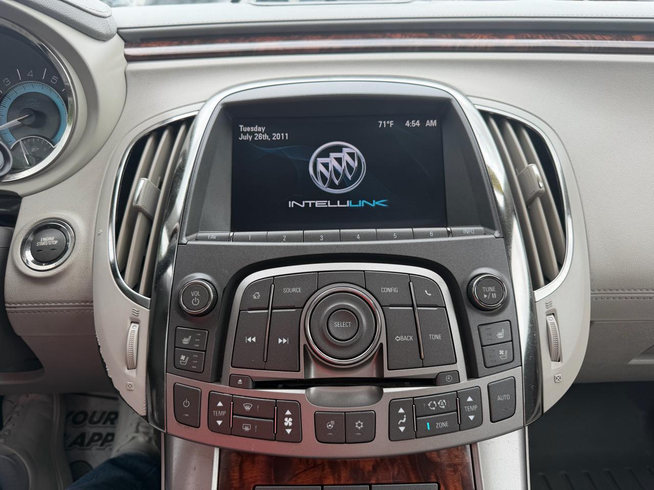 Buick LaCrosse Premium Package 2, w/Leather 2012