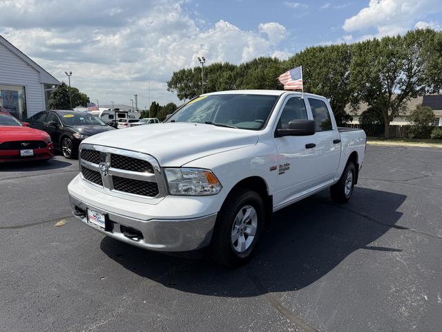 White 2019 RAM 1500 Pickup Truck Four-Wheel Drive Automatic