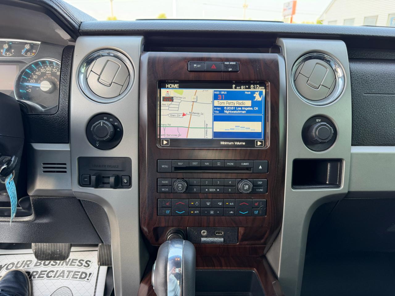 Ford F-150 Lariat SuperCrew 5.5-ft. Bed 4WD 2012