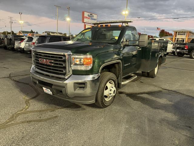 Green 2015 GMC Sierra 3500HD Pickup Truck 4X2 Automatic