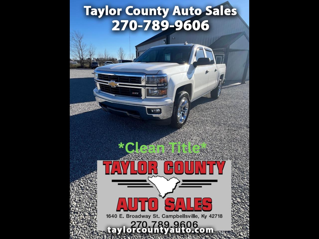 Chevrolet Silverado 1500 2LT Crew Cab Long Box 4WD 2014