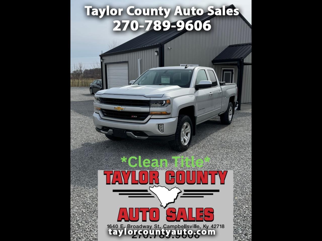 Chevrolet Silverado 1500 LT Double Cab 4WD 2016