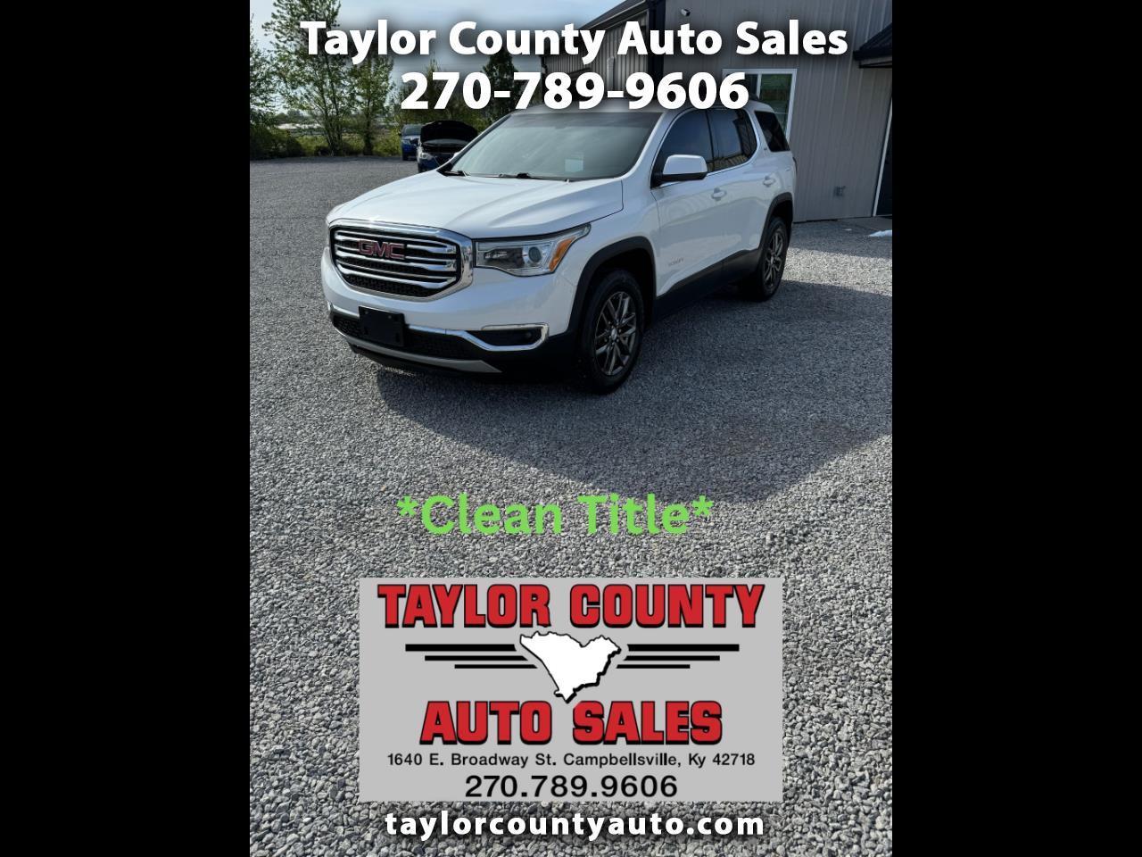 GMC Acadia SLT-1 AWD 2018