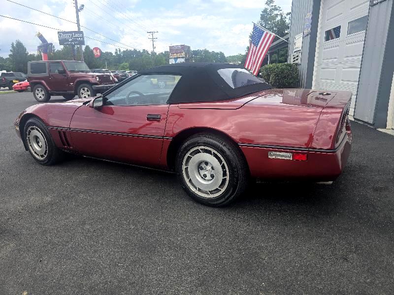 Chevrolet Corvette Convertible 1986 Chevrolet Corvette Convertible 1986