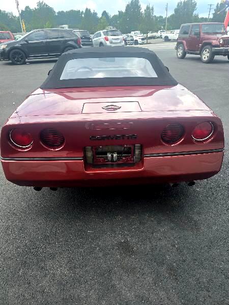 Chevrolet Corvette Convertible 1986 Chevrolet Corvette Convertible 1986