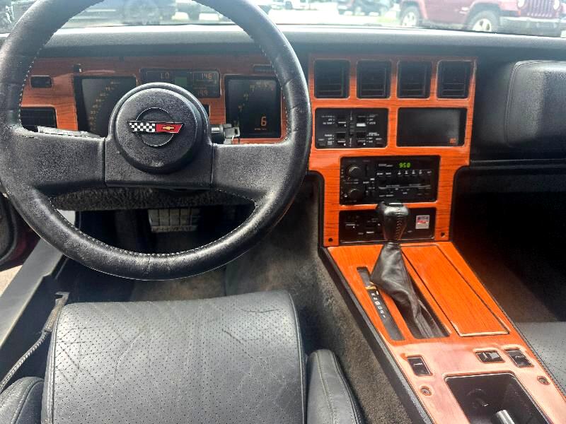 Chevrolet Corvette Convertible 1986 Chevrolet Corvette Convertible 1986