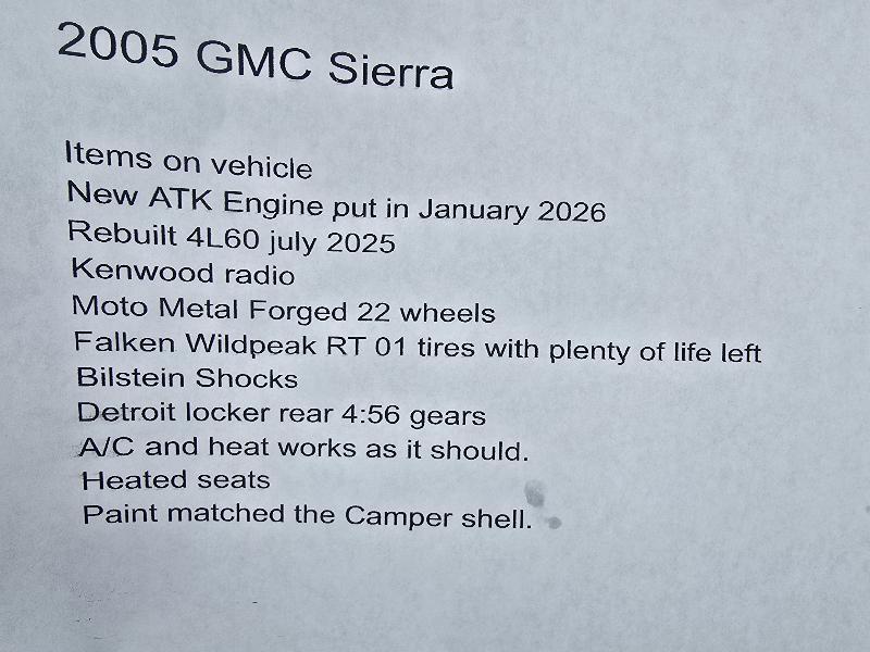 GMC Sierra 1500 SLE Crew Cab Short Bed 4WD 2005