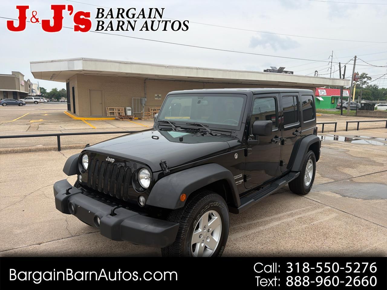 2018 Jeep Wrangler JK Unlimited Sport 4WD