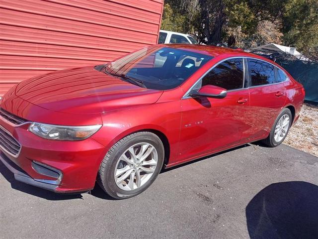 Red 2017 Chevrolet Malibu LT FWD Sedan Front-Wheel Drive 6-Speed Automatic