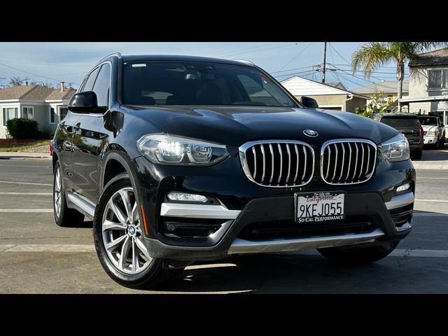 Black 2019 BMW X3 sDrive30i RWD SUV / Crossover Rear-Wheel Drive Automatic