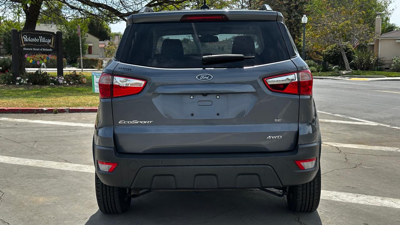 Ford EcoSport SE AWD 2018