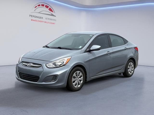 Silver 2017 Hyundai Accent SE Sedan FWD Sedan Front-Wheel Drive Automatic